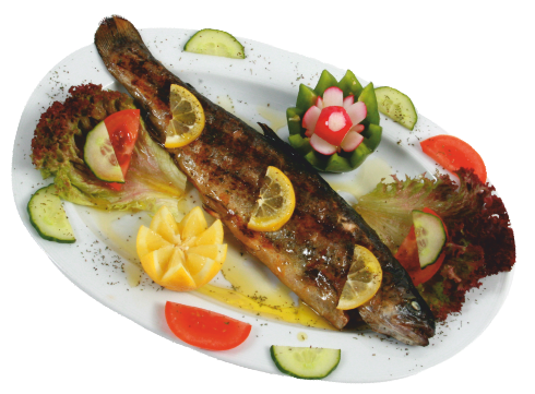 Gegrillte Forelle
