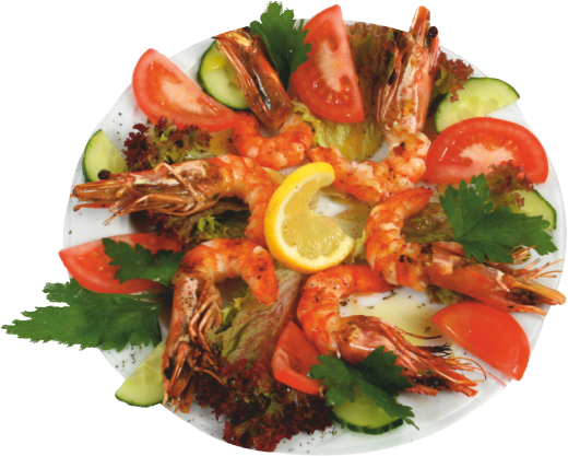 Gegrillte Garnelen